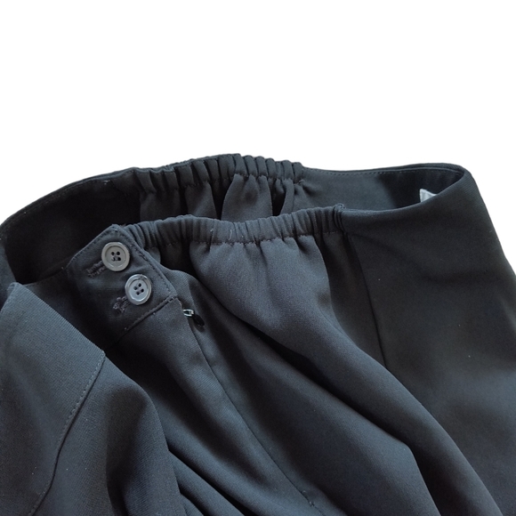 Talbots Women's Petites Black Side Zip Trousers Size 16W - Picture 2 of 9